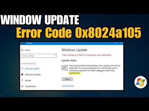 How To Fix Windows Update Error 0x8024A105