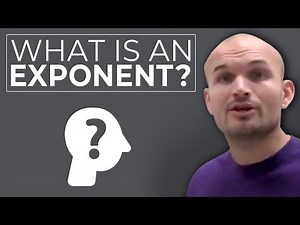What is the definition of an exponent