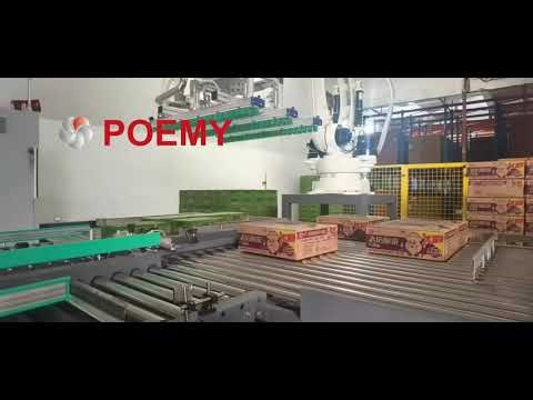 Instant Noodles Carton Palletizing Machine Video | Automatic Palletizer