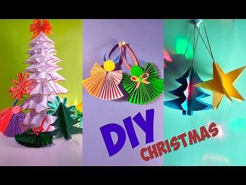 DIY Christmas Decorations Ideas From Paper! Simple Tutorial