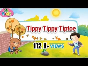 Tippy Tippy Tiptoe || ENGLISH RHYME ||