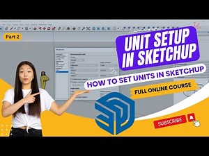 How to change units in sketchup | Unit Setup in Sketchup | Change the Units of Measure in SketchUp