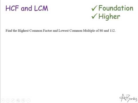 HCF and LCM using Venn Diagrams | Foundation and Higher GCSE | JaggersMaths