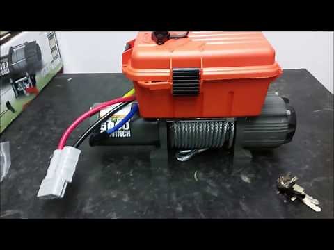 Harbor Freight winch project - wiring mounting and hook up