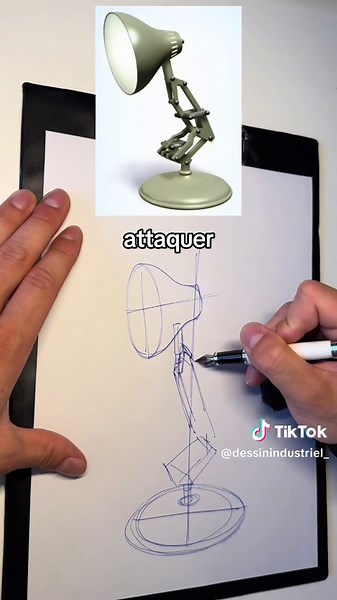 Comment dessiner une lampe Pixar en 5 étapes