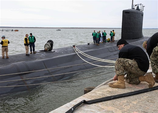 USS Oregon arrives at new homeport in Norfolk