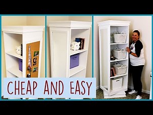 DIY Rotating Bookcase