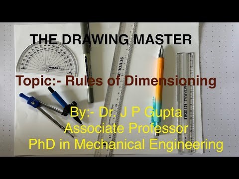 Rules of Dimensioning in Engineering Drawing | Dimensioning Style & Method | Engineering Graphics