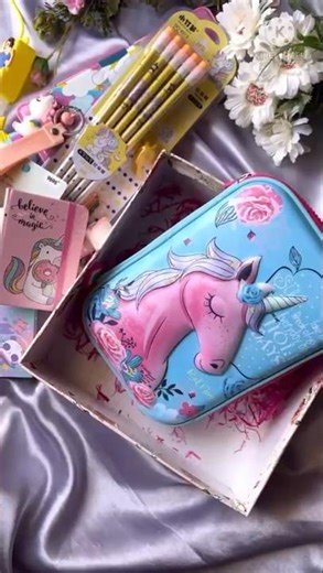 Unicorn stationery items review | stationery item | gift hampers #viral