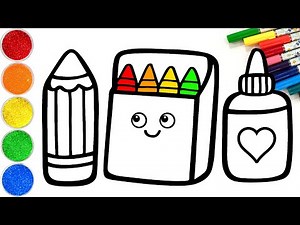 How to Draw a Crayon | Easy Step by Step Tutorial | Made for Kids