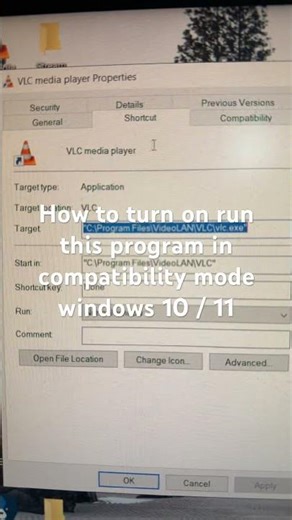 How to turn on run this program in compatibility mode windows 10 / 11