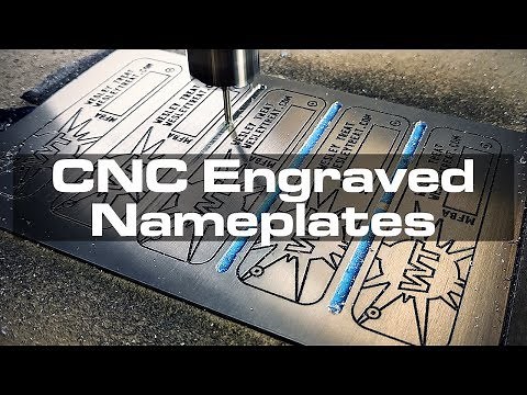 CNC-Engraved Aluminum Nameplates