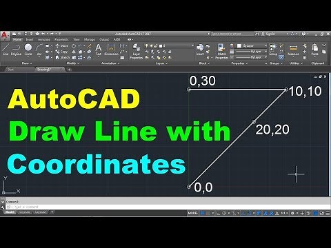 AutoCAD Draw Line with Coordinates