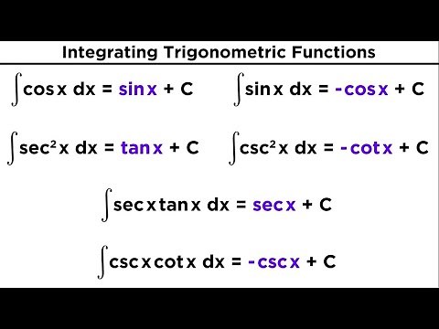 Evaluating Integrals With Trigonometric Functions