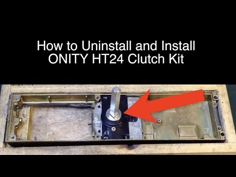 How to Replace the Onity HT24 Lock Clutch Assembly