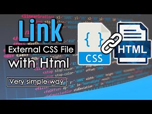 how to link external css to html | link a css file to html