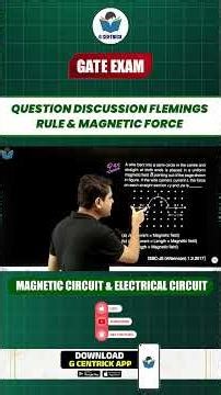 Question Discussion Flemings Rule & Magnetic Force || Magnetic Circuit & Electrical Circuit