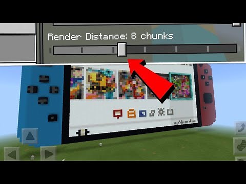 Nintendo Switch in Minecraft working on 8 chunks! ==TUTORIAL==