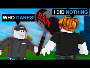 Roblox Moderator BANS INNOCENT Player, What happens next is Shocking....