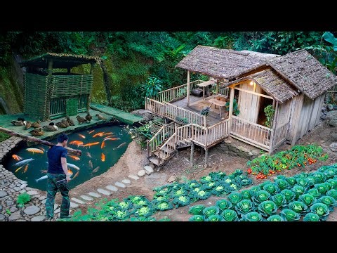 Living Alone in the Wilderness – Ducks, Fish, and a Self-Sufficient Garden