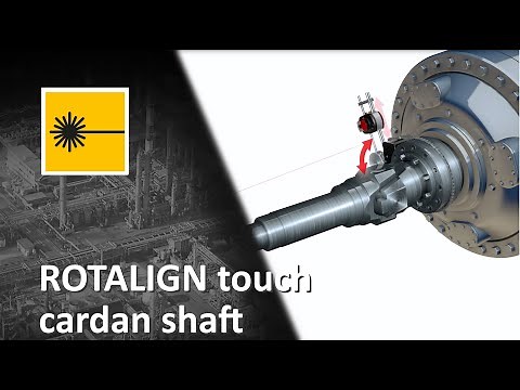 How to align cardan shafts with ROTALIGN touch PRUFTECHNIK