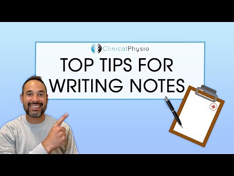 How to Write Medical SOAP Notes | Expert Physio Explains Top Tips!