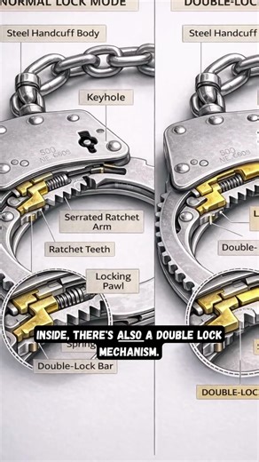 Can You REALLY Escape From Handcuffs? 🔒 The Truth Movies Don’t Show #facts #ytshorts #didyouknow