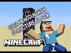 |MINECRAFT| CARA MENGGUNAKAN STRUCTURE BLOCK