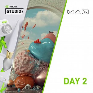 2.9K views · 100 reactions | Join from wherever you are. Day 2 of Adobe MAX is underway — all day!  Make a virtual pit stop at the NVIDIA Studio digital booth for on-demand tutorials, giveaways, and discover new ways to tap into the power of AI to boost creativity.  https://nvda.ws/318HYVF | NVIDIA Studio | Facebook