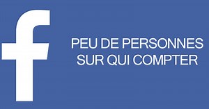 Dans toute votre liste d'amis Facebook, très peu se soucient vraiment de vous