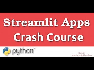 Streamlit Python Tutorial (Crash Course)