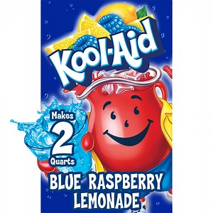 Kool-Aid Unsweetened Blue Raspberry Lemonade Powdered Drink Mix, 0.22 oz. Packet - Walmart.com