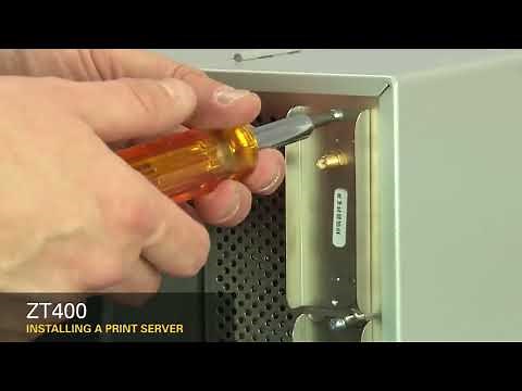 Zebra ZT410 Server Port Installation - How to Tips and Tricks by ‪@3labels‬