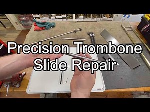 Precision Trombone Slide Work- band instrument repair- 3/6/23