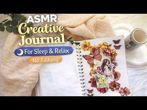 ASMR Journaling Therapy ✨ Soft Paper, Stickers & Calm Hands Sounds | ASMR #19