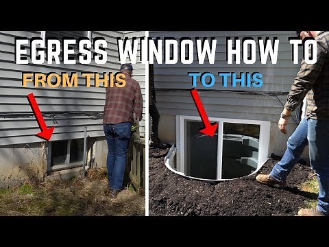 Egress Basement Window Installation | How To | DIY Home Improvement