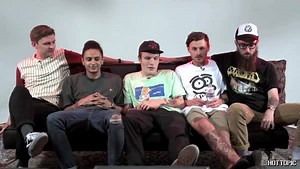 2.4K views · 103 reactions | Here's an interview we did with five guys crammed on one couch. J/K, here's an interview we did with Neck Deep! (Who just happen to be five guys crammed on one couch.) | Hot Topic | Facebook