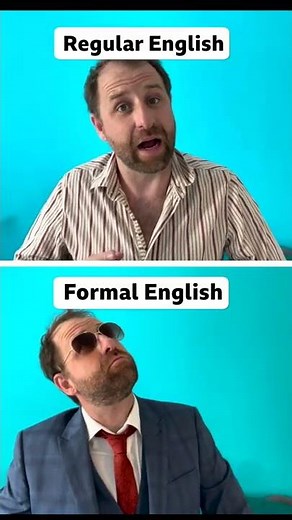 Formal vs informal