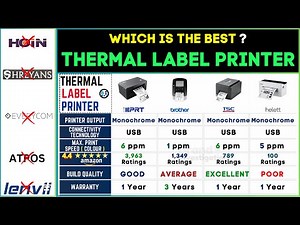 🖨️ Best Thermal Label Printer 2024 | Top Reviews