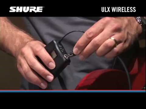 ULX Wireless - How to Set Up a System | Shure