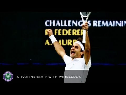 Roger Federer v Andy Murray (2012 Men's Final) – Rolex Wimbledon Golden Moments