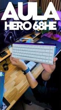 The ideal keyboard for playing CS and other competitive games! Aula Hero 68HE