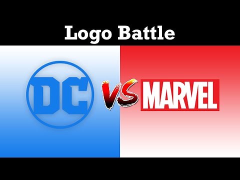 Marvel vs DC Comics - Logo Battle