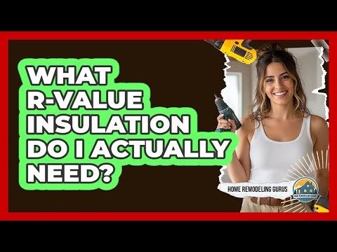 What R-value Insulation Do I Actually Need?