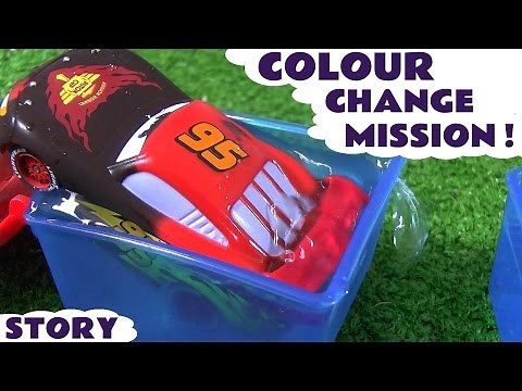 Cars Toys Colour Change Lightning McQueen Story