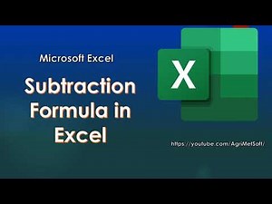 Subtraction Formula in Excel