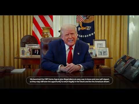 Illegal Aliens: Self-Deport with the CBP Home App