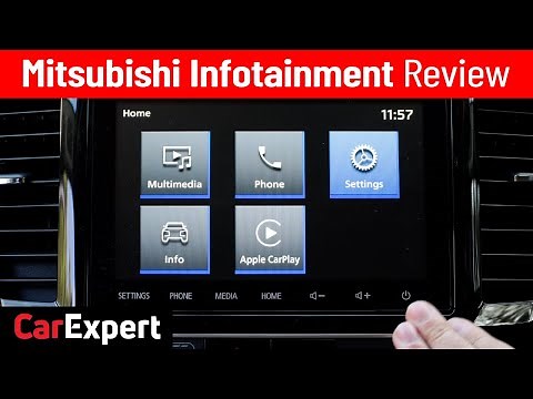 Mitsubishi infotainment review: 8.0-inch with Apple CarPlay and Android Auto