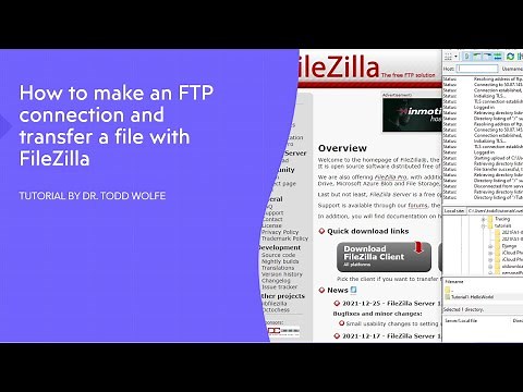 FileZilla Tutorial: How to connect to FTP and transfer files to a web server