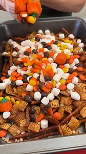 scrumptious fall snack is so easy fall chex mix with all the best ingredients thanks for watching! this video was produced by Network Media and Jacky P | Jacky’s Kitchen